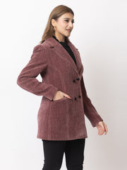 Trendy Coat Plum