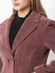 Trendy Coat Plum