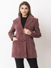 Trendy Coat Plum